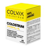 COLVIA Colostrum с витамин D3 и K2 – 60 капсули