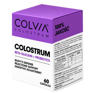 COLVIA Colostrum с бета-глюкани и пробиотици – 60 капсули